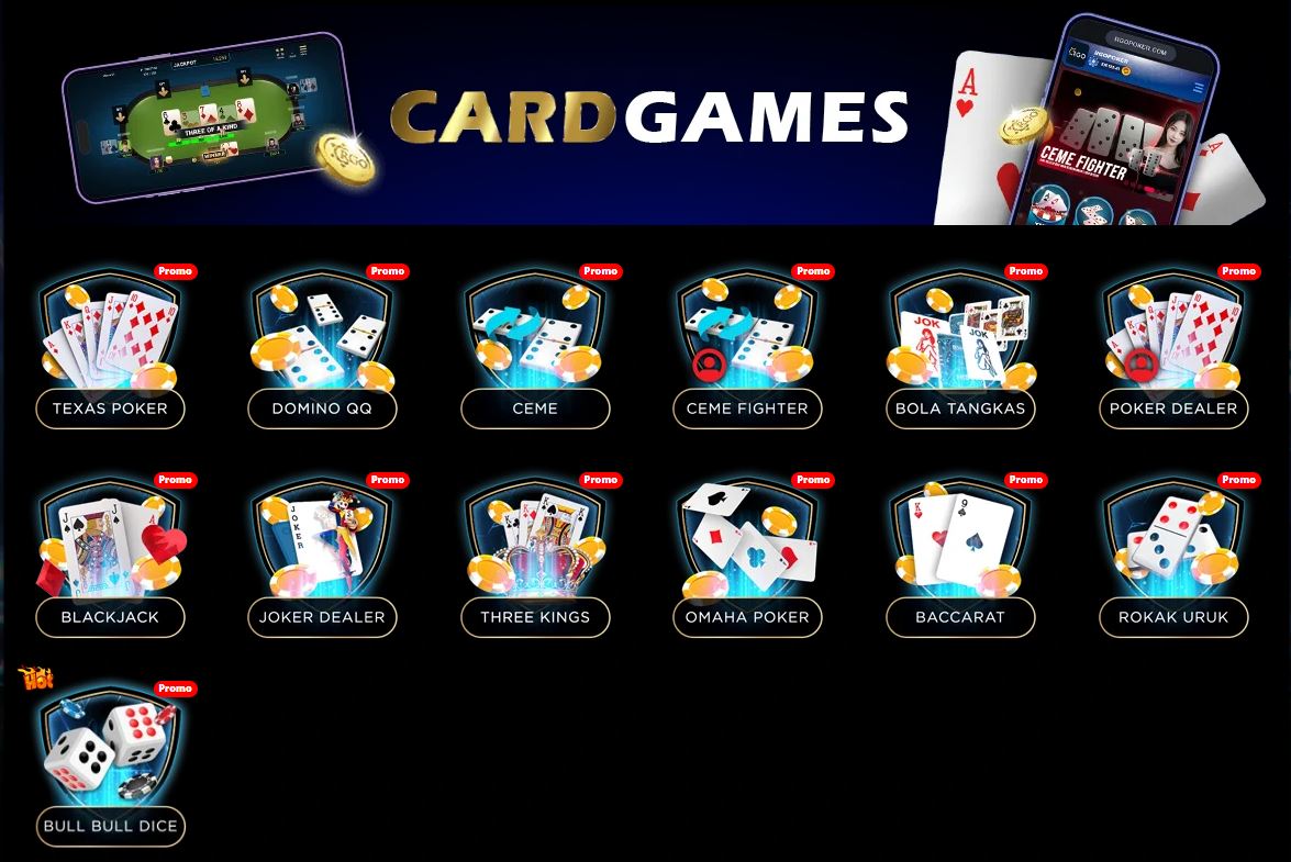 Placeholder screenshot: katalog permainan RGOPOKER